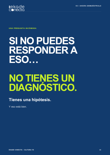 Página real No tienes un diagnóstico. Tienes una hipótesis.