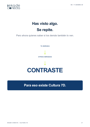 Página real Para eso existe Cultura 7D
